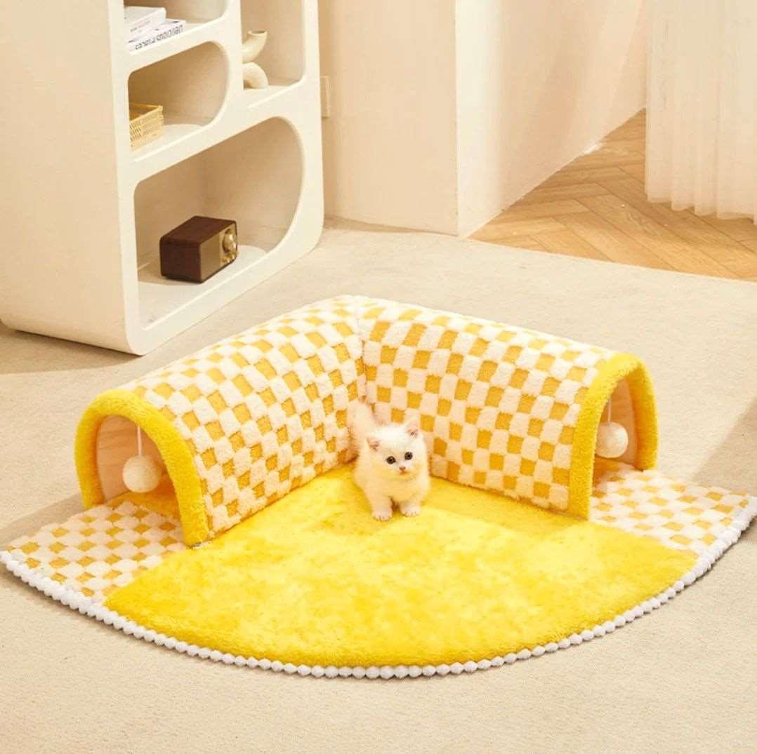 cats-peaceful-hideaway-tunnel-bed-252909 - Pawparede