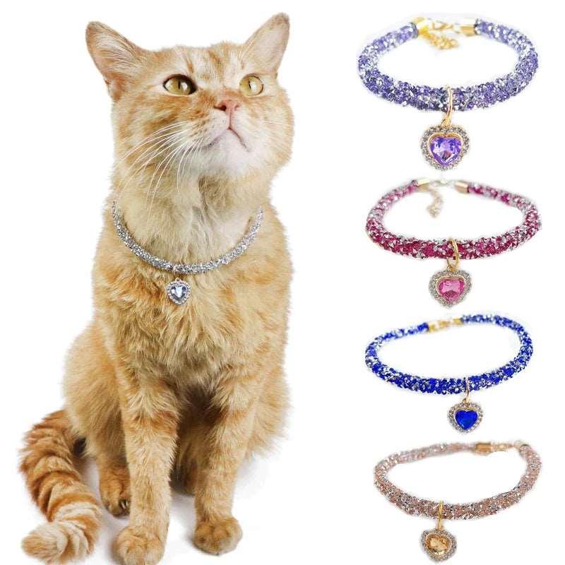 Luxury Crystal Cat Collar - PawparedeLuxury Crystal Cat CollarMy StorePawparede14:29;5:100014064#S - 20 - 25cmWHITES - 20 - 25cmLuxury Crystal Cat Collar - Pawparede