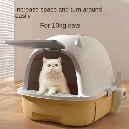 Semi - open Litter Box - PawparedeSemi - open Litter BoxMy StorePawparede14:200006151#GreenGreenSemi - open Litter Box - Pawparede